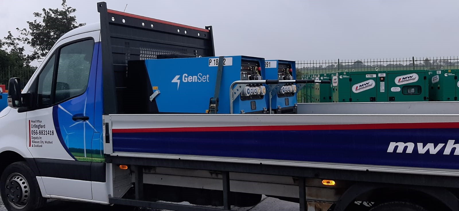 2 New 10 KVA Gensets...SOLD...to a rental company in Limerick